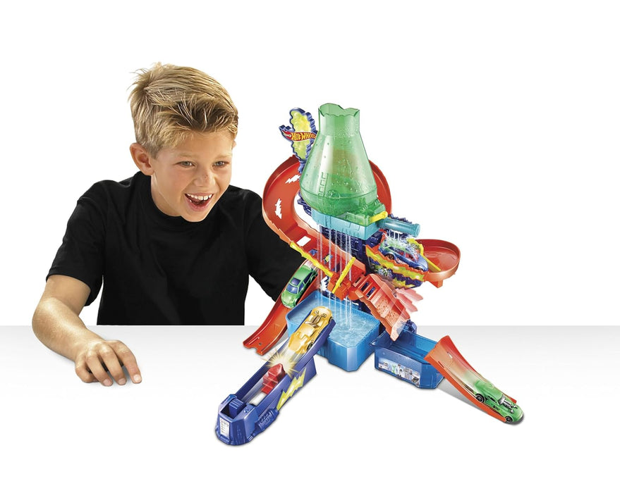 HOT WHEELS METAL SHIFTERS COLOR SPLASH SCIENCE LAB PLAYSET, MULTICOLOR (PRODUCT NO:CCP76)