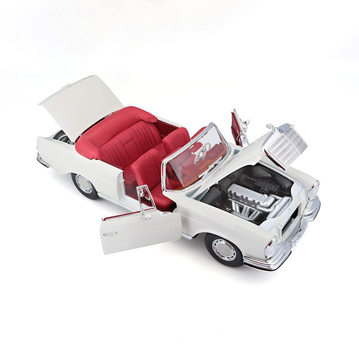 MAISTO 51811 1:18 1967 MERCEDES BENZ 280 SE DIECAST MODEL
