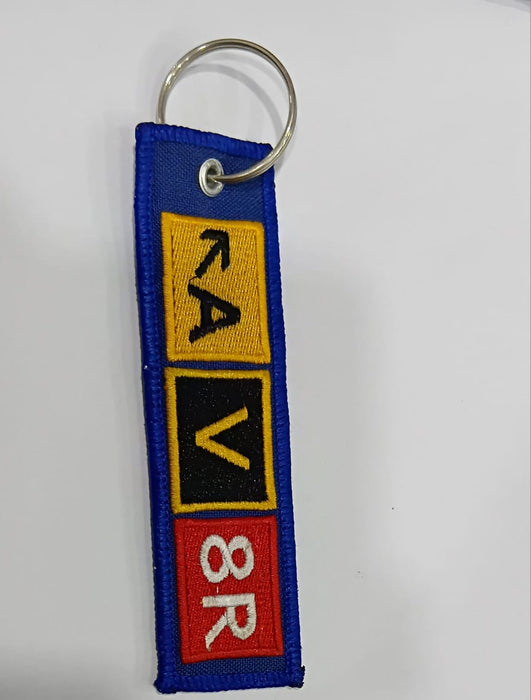 EMBROIDERED KEYRING  AV8R