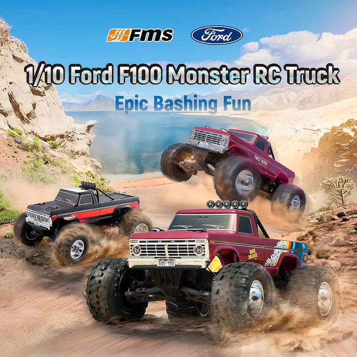 FMS Ford F-100 First Blood Monster Truck 1:10 Scale 4WD RTR RC Car