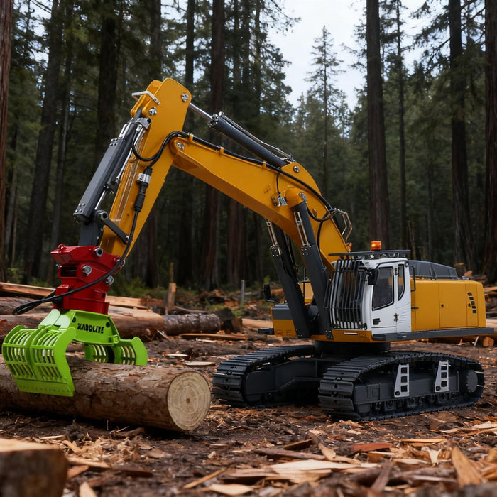 HUINA K962 100S KABOLITE 1/18 RC HYDRAULIC EXCAVATOR RC DIGGER ELECTRIC CLAW RIPPER HAMMER CONSTRUCTION CAR MACHINE