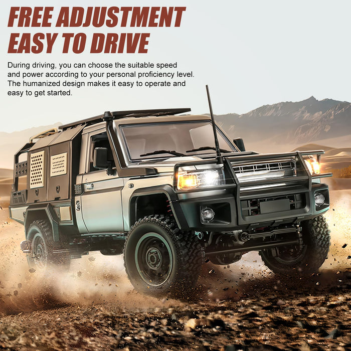 MN MODEL 1/12 TOYOTA LAND CRUISER MN82S 4WD RC CRAWLER RTR (GREY)