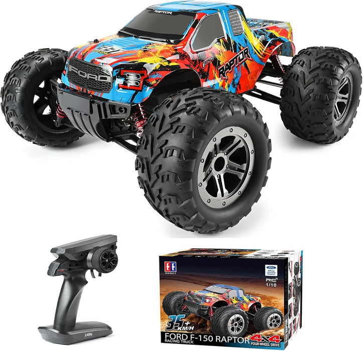 Official Ford F-150 Raptor 1:10 RC Truck - 4x4 High-Speed Off-Road Monster Car