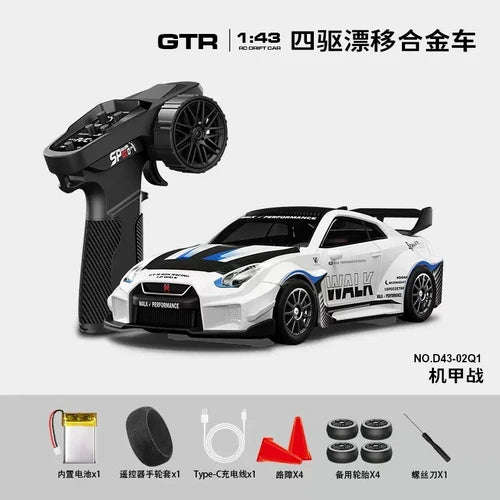 RC DRIFT CAR D43-02 HSTAR  1/43 METAL BODY RTR