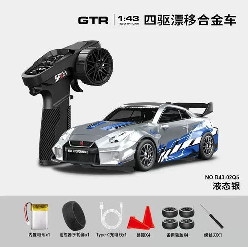 RC DRIFT CAR D43-02 HSTAR  1/43 METAL BODY RTR