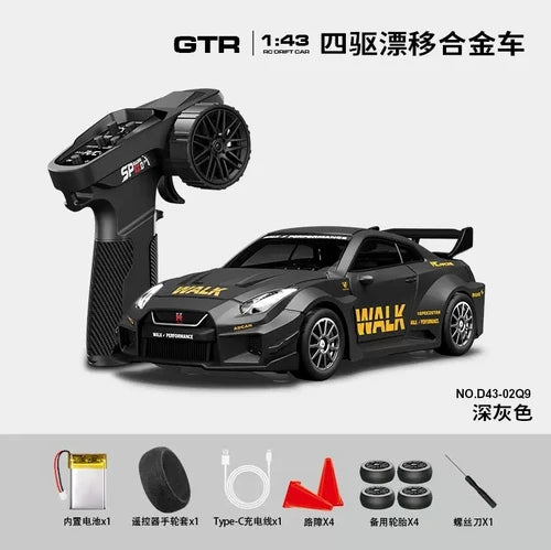 RC DRIFT CAR D43-02 HSTAR  1/43 METAL BODY RTR