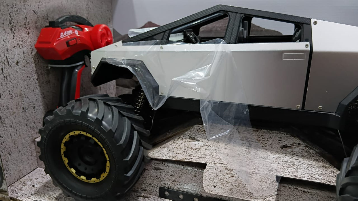 SHUANGFENG 1:8 RC Tesla Rock Crawler – Alloy Body, 4WD Off-Road Vehicle (2190)