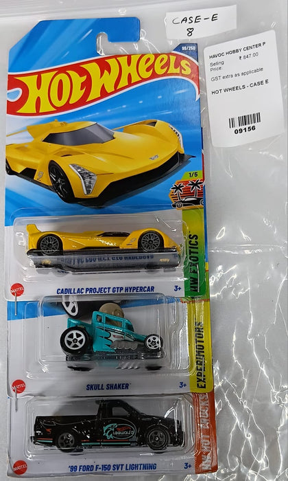 HOT WHEELS - CASE E (2025) - BASIC CAR ASSORTED (PACK OF 3 )-DIECAST