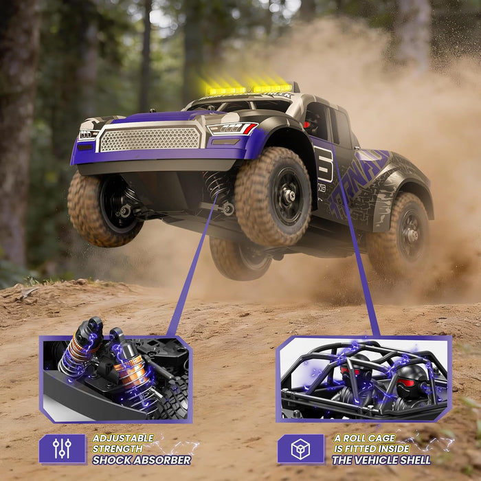 1:16 Scale 4WD High Speed RC Short-Course Truck with 2.4GHz Remote Control – 30+ KM/H