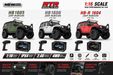 HB-R1604 1:16 RC Jeep Rubicon 4WD | 2.4GHz RTR Remote Control Car Wholesale