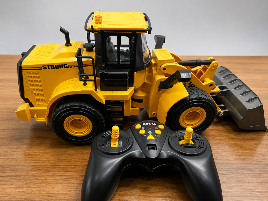 HUINA 1552 1:16 PROFESSIONAL R/C WHEEL LOADER WITH 11 FUNCTIONS
