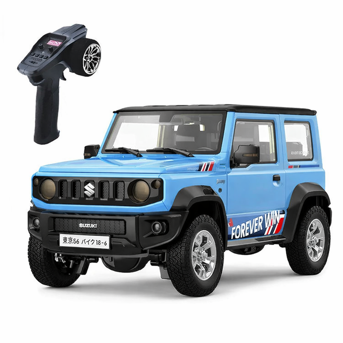 SUZUKI JIMNY HG4-210 RC CAR 1/16 4WD 2.4G LED LIGHT & TOWING HOOK OF THE TRAILER SKYBLUE