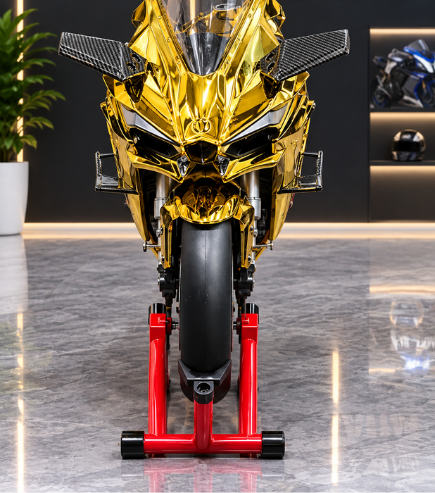 DIE CAST XLG K3 KAWASAKI MOTORCYCLE 1/6 M92325-6 GOLD COLOR