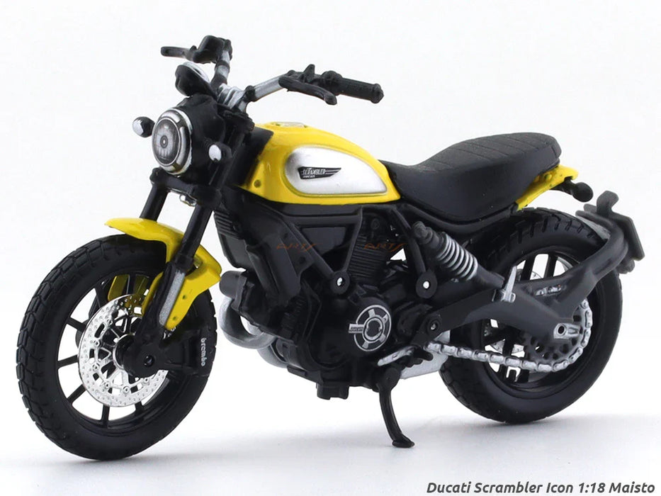MAISTO DUCATI SCRAMBLER ICON DIECAST MODEL 1:18 SCALE – 20-14174