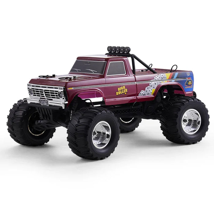 FMS 11023R 1/10 2WD RTR FORD F100 HIGH ROLLER MONSTER TRUCK RED COLOR