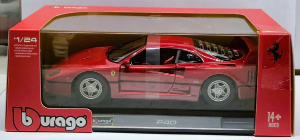BBURAGO FERRARI F40 1/24 DIECAST MODEL CAR (18-96016)