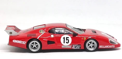BBURAGO FERRARI 512 BB (II SERIES) 1000 KM MONZA 1981 BY M FLAMMINI / S DINI / F VIOLATI 1/43 SCALE DIE CAST MODEL