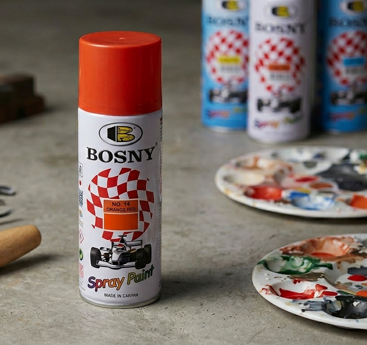 SPRAY PAINT 400ML ORANGE RED