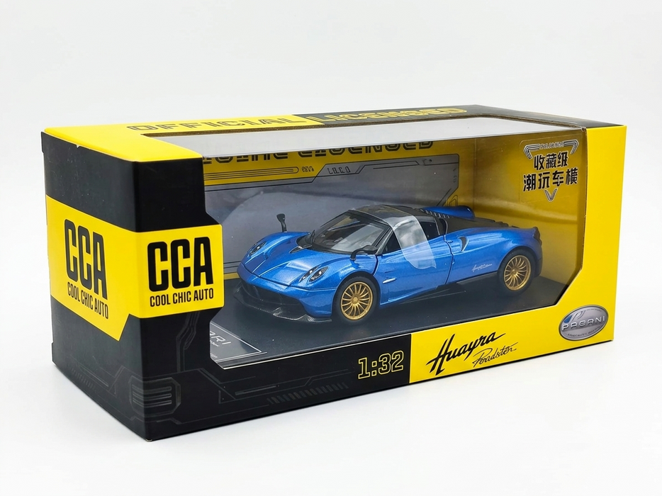 CCA PAGANI HUAYRA ROADSTER 1:32 DIECAST MODEL 88435 BLUE
