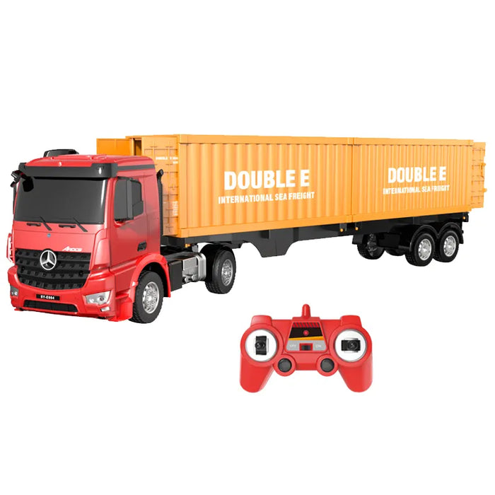 RC TRAILER DOUBLE E E664-003 MERCEDES BENZ AROCS 1:26 WITH LIGHT & SOUND RTR