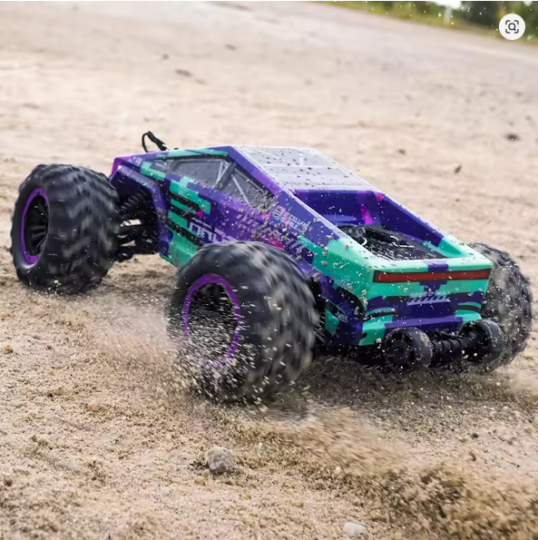 CYBERPUNK STORM BRUSHLESS C8821 1/14 SCALE FOUR-WHEEL HIGH SPEED RACING CAR (YELLOW & GREEN)