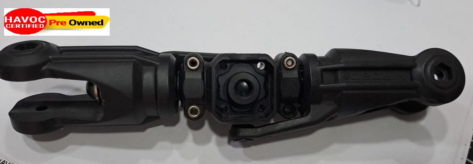 HIROBO SDX SWM  50 SIZE NITRO HELICOPTER HEAD SPINDLE SET WITH BLADE GRIPS PRE OWNED QUALITY