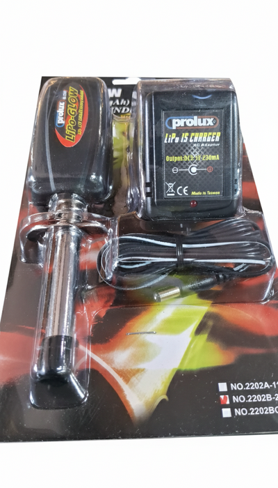 PROLUX LIPO GLOW STARTER IGNITOR WITH LED&amp;ADAPTOR 2202B-P2