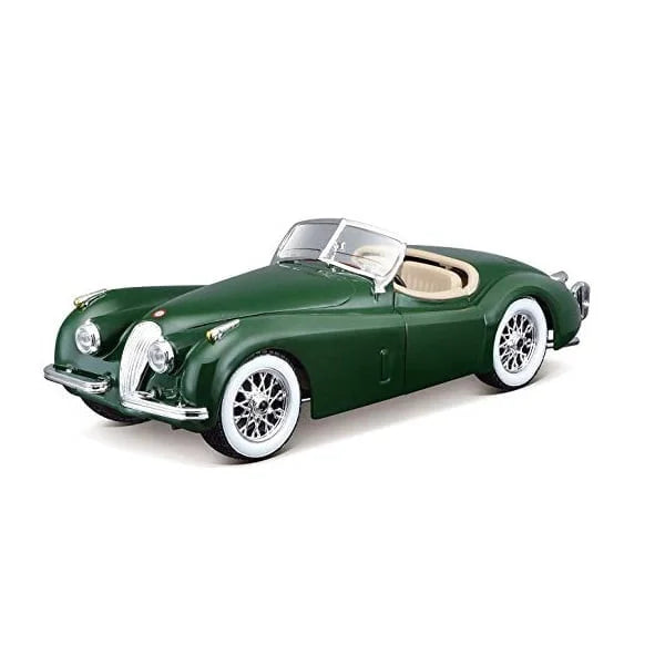 BBURAGO 1/24 SCALE JAGUAR XK 120 ROADSTER (1951) DIECAST CAR MODEL