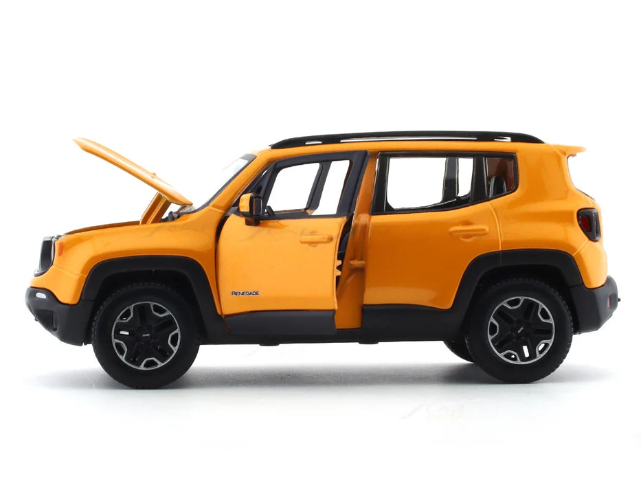 MAISTO DIECAST JEEP RENEGADE ORANGE - 1/24 51282 OR