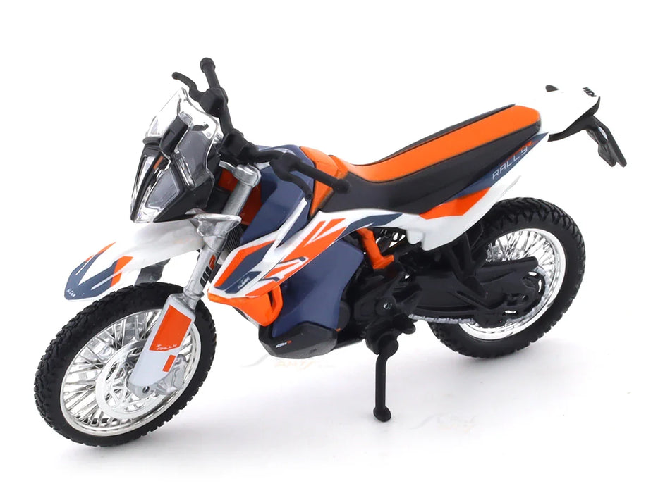 BBURAGO KTM 790 ADVENTURE R RALLY BLUE 1:18 SCALE DIECAST 28-91084