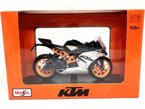 MAISTO KTM RC 390 1:18 SCALE DIECAST MODEL 20-14175