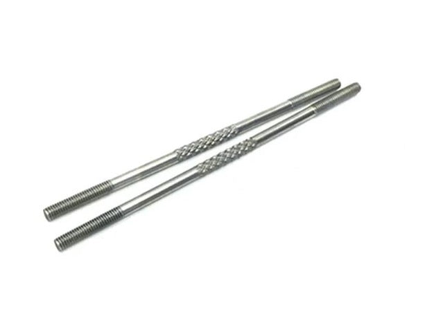 M2.5 X DIA 2 X 100MM KNURLED PUSH ROD 1PAIR