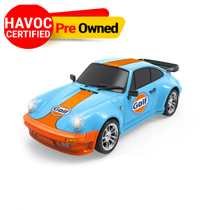 LDRC LD1898 1/18 GTR RWD RC DRIFT CAR - 2.4GHZ DIE-CAST (SKY BLUE)