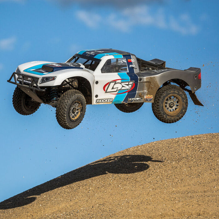 Losi 1/5 5IVE-T 2.0 V2 4WD SCT Gas BND: Gray/Blue/White