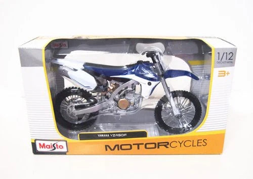 MAISTO YAMAHA YZ 450F DIECAST MINIATURE BIKE 1/12 DIE CAST MODEL