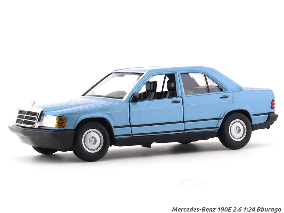 BBURAGO 1/24 SCALE MERCEDES-BENZ 190 E 2.6 DIECAST CAR MODEL