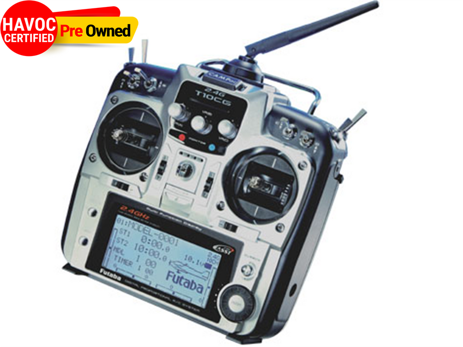 FUTABA T10(ONLY TX) WITHOUT RECEIVER-QUALITY PREOWNED
