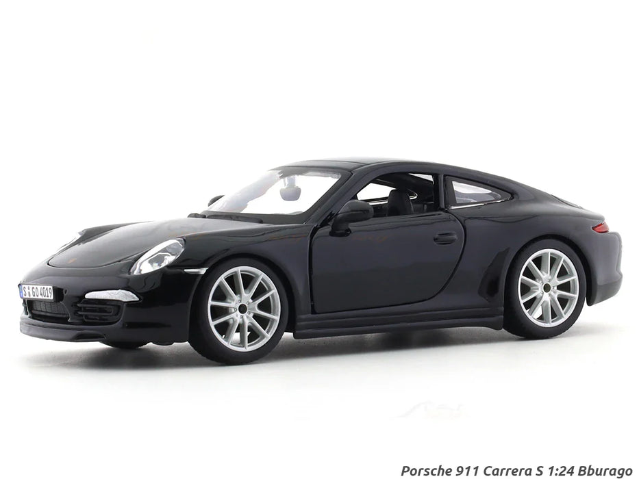 BBURAGO PORSCHE 911 CARRERA (BLACK)  1/24 SCALE 18-91065B