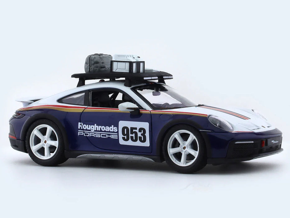 BBURAGO 1/24 SCALE PORSCHE 911 DAKAR DIECAST MODEL 1/24 SCALE 18-98029