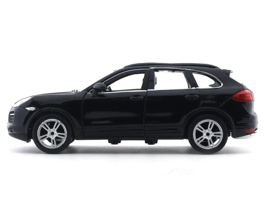 BBURAGO PORSCHE CAYENNE TURBO BLACK 1:24 SCALE BY  18-91056B