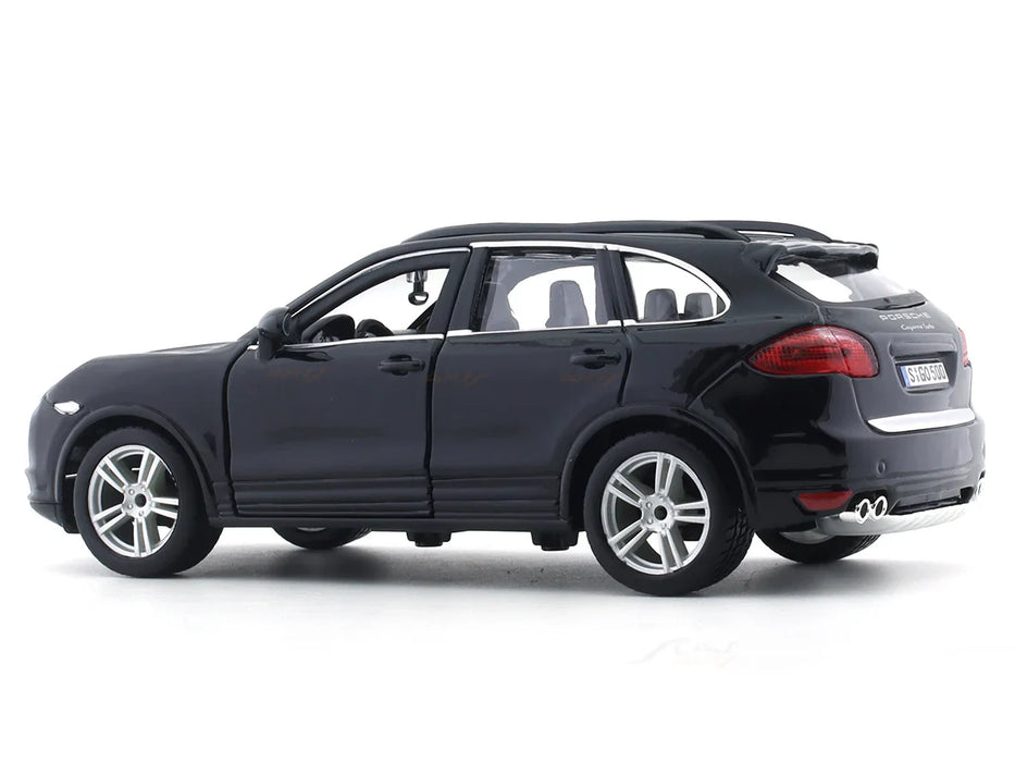 BBURAGO PORSCHE CAYENNE TURBO BLACK 1:24 SCALE BY  18-91056B