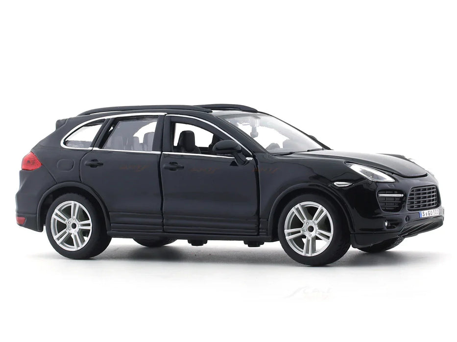 BBURAGO PORSCHE CAYENNE TURBO BLACK 1:24 SCALE BY  18-91056B