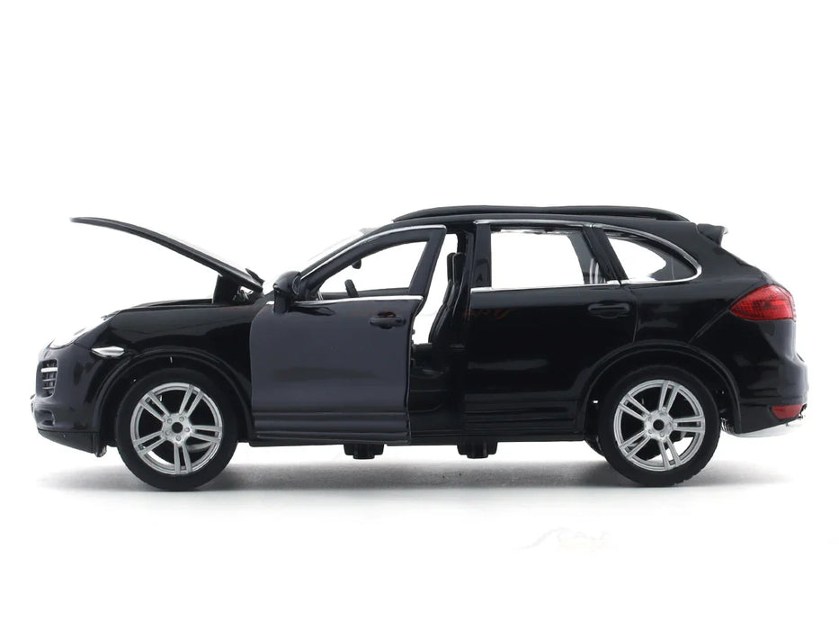 BBURAGO PORSCHE CAYENNE TURBO BLACK 1:24 SCALE BY  18-91056B