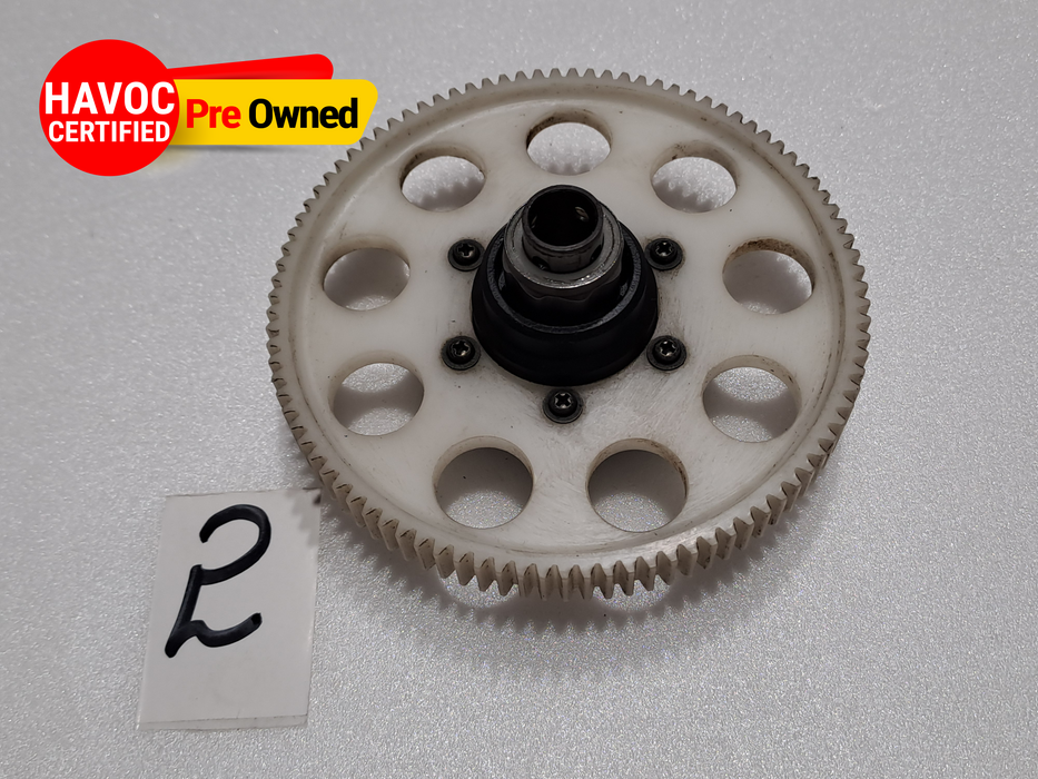 HIROBO SST-EAGLE FREYA EVOLUTION 80-90 MAIN GEAR WITH AUTOROTATION BEARING PART NO.-0404-707/0404-616/2500-047/0414-115/2500-102/2500-047 PRE OWNED QUALITY