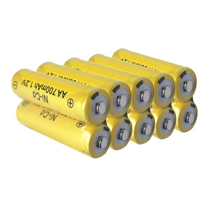 1.2V 800MAH AA NICD FLAT HEAD RECHARGEABLE BATTERY