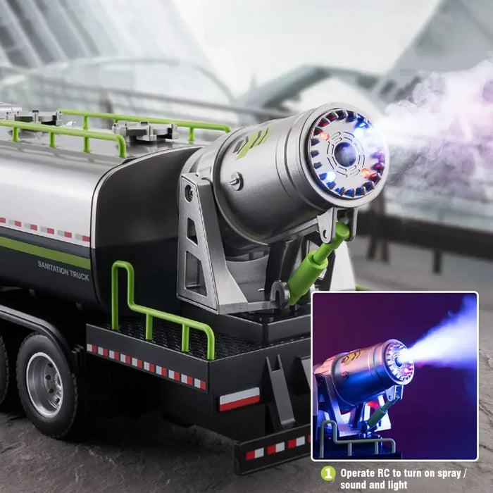HUINA 616/ 1316 RC TRUCK GUN SANITATION VEHICLE