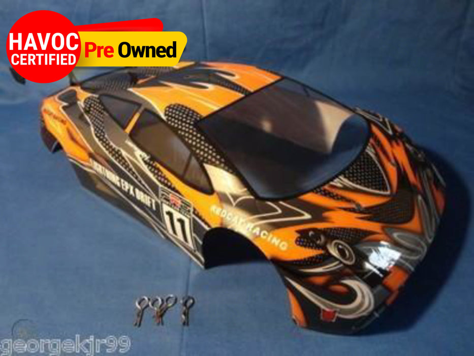 Redcat Lightning Epx Drift Car Body Cover Orange & Black
