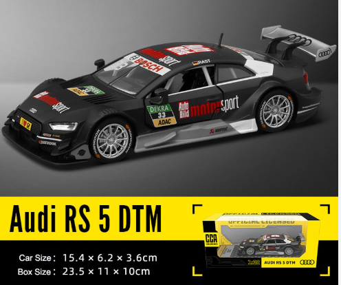 CCA AUDI RS 5 DTM 1:32 DIECAST MODEL 88448 BLACK