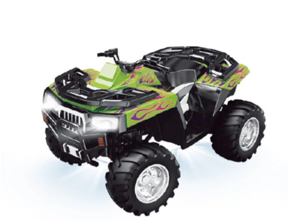 MINI RC CAR SMALL POCKET 1:64 SPEED REGULATING ALLOY MODEL HG4-426 GREEN