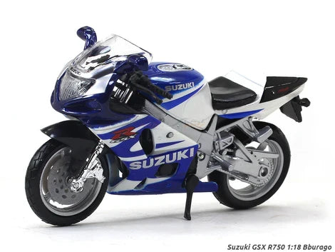 BBURAGO SUZUKI GSX R 750 1/18 DIECAST 28-91008